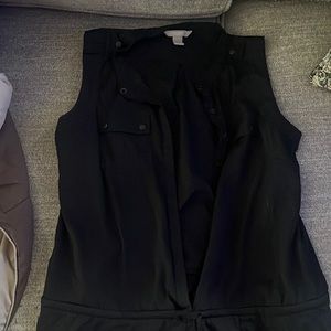 Banana republic black romper